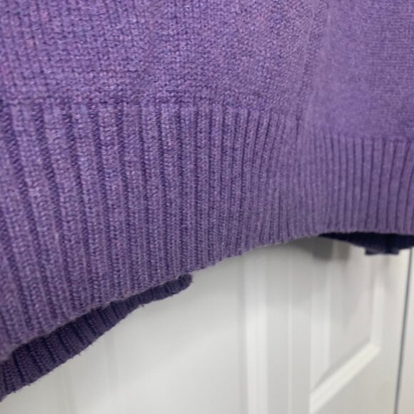 Ralph Lauren Polo Men's 1/3 Zip Cotton Sweater – Purple – XXL - Picture 4 of 15